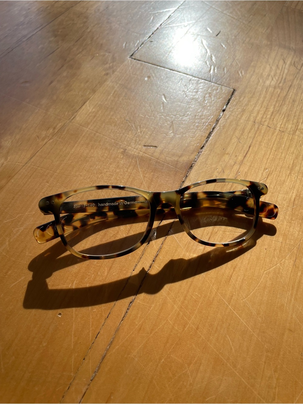 Rare Lunor a6 mod 253 col 16 - glasses Tortoiseshell Frame fall - Germany